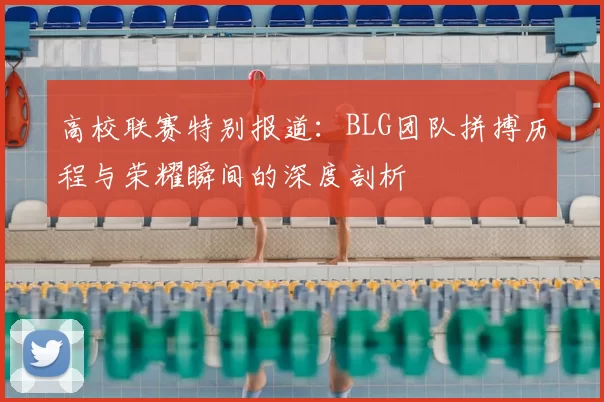 高校联赛特别报道：BLG团队拼搏历程与荣耀瞬间的深度剖析