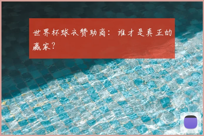 世界杯球衣赞助商:谁才是真正的赢家?