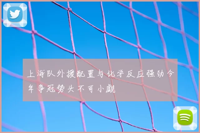 上海队外援配置与化学反应强劲今年争冠势头不可小觑
