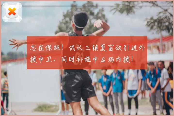 志在保级!武汉三镇夏窗欲引进外援中卫,同时补强中后场内援!
