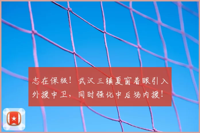 志在保级！武汉三镇夏窗着眼引入外援中卫，同时强化中后场内援！_防守_本赛季_阵容